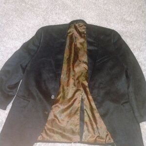 Ralph Lauren Black Blazer with Paisley Interior